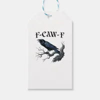 F-Caw-F Funny Bird Crow Gift Tags