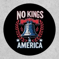 No Kings In America Design Classic Artistic Graphi Patch