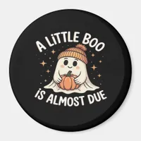 Cute Halloween Pregnancy Announcement Magnet