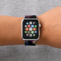 Modern fractal leaf ornaments apple watch band