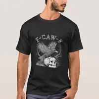 Gothic Funny F-Caw-F Humor Crow Essential Retro St T-Shirt
