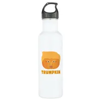 Trumpkin Pumpkin Funny Halloween Design Classic Stainless Steel Water Bottle