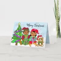 Merry Christmas Little Elves Card