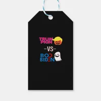 Funny Trumpkin Vs Boo Biden Halloween Design Class Gift Tags