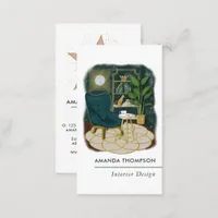 Millionaire Mindset Interior Designer Business Card