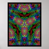 Psychedelic BlackLiTe Inspirations Poster