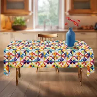 Bauhaus Geometric Abstract Pattern#3 ID1068 Tablecloth