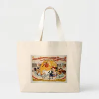 Adam Forepaugh & Sells Brothers Large Tote Bag