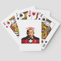 Halloween Donald  Funny Anti- Political Poker Cards