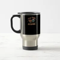 Tis The Season Pumpkin Fall Coffee Retro Travel Mug