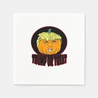 Trumpkin Or Treat Halloween Trumpkin Trick Or Trea Napkins