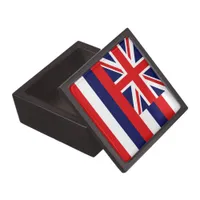 Hawaii State Flag Keepsake Box