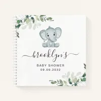 Baby Shower Guest Book | Elephant Eucalyptus