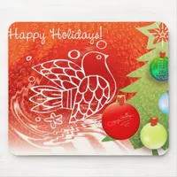 Happy Christmas Holidays Mousepad