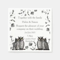 Personalized Wedding  Napkins