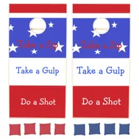 "Drinking Game" Humor Corn Hole Game Funny