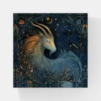 Capricorn Goat Zodiac Astrology Mystical Birthday Paperweight