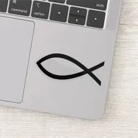 Christian Ichthus Fish Symbol Sticker