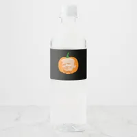 Trumpkin Halloween Classic Water Bottle Label