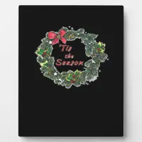 Tis The Season Shadowed Plaque