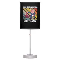 Make Thanksgiving Great Again Trumpkin – Sloth & S Table Lamp
