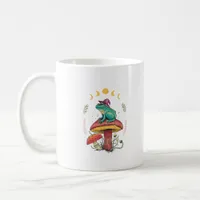 Cottagecore Aesthetic Goblincore Frog Wizard On Mu Coffee Mug