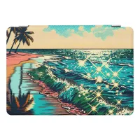 Beautiful Comic Pop Art Style Beach Scene iPad Pro Cover