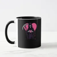 Heart Hands Reaper Classic Meme Mug