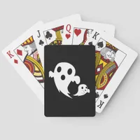 White Boo  Poker Cards