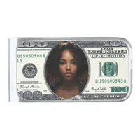 Custom 100 Dollar Bill Money Clip with your Photo