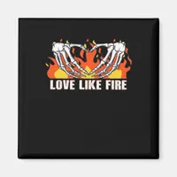 Like Classic - Skeleton Hands Heart  Magnet