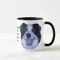 Politics Border Collie Will Bark The Truth Mug