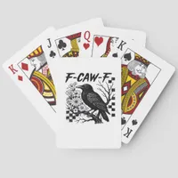 F-Caw-F Essential Funny Trendy Poker Cards