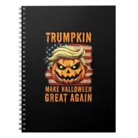 Trumpkin Halloween Pumpkin Make Halloween Great Ag Notebook