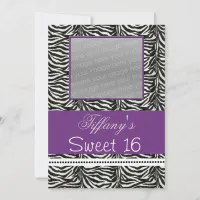 Chic Sweet Sixteen party photo Invitation