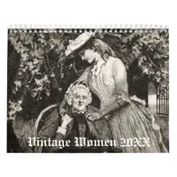 Vintage Women 20XX Calendar