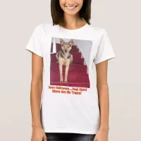 Halloween Dog and No Treats T-Shirt