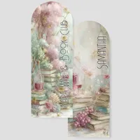Vintage Books and Wine Bookmarks