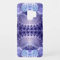 Fractal Lilac Fantasy Custom name Galaxy S3 Case