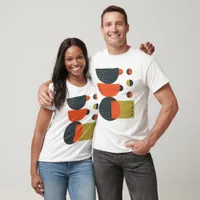 Abstract Coffee Mugs Stacked T-Shirt