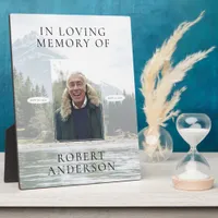 In Loving Memory Memorial Tribute Plaque