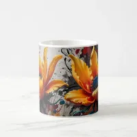 Yellow Flower Duo of Colors Coffee Mug