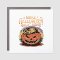 Halloween Trumpkin Design Car Magnet