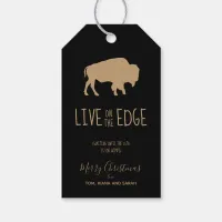 On the Edge Buffalo Kraft Paper ID602 Gift Tags