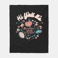 Fall Autumn Season Collection Y’all It’s Pumpkin S Fleece Blanket