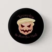 Trumpkin  Boo Sheet Halloween Funny Classic Button