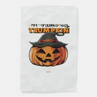 Happy Halloween Trumpkin Classic Garden Flag
