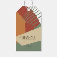 Color Block Wedding Autumn ID740 Gift Tags