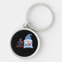 Gnome Tis The Season  Keychain
