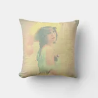 The Shady Lady Throw Pillow